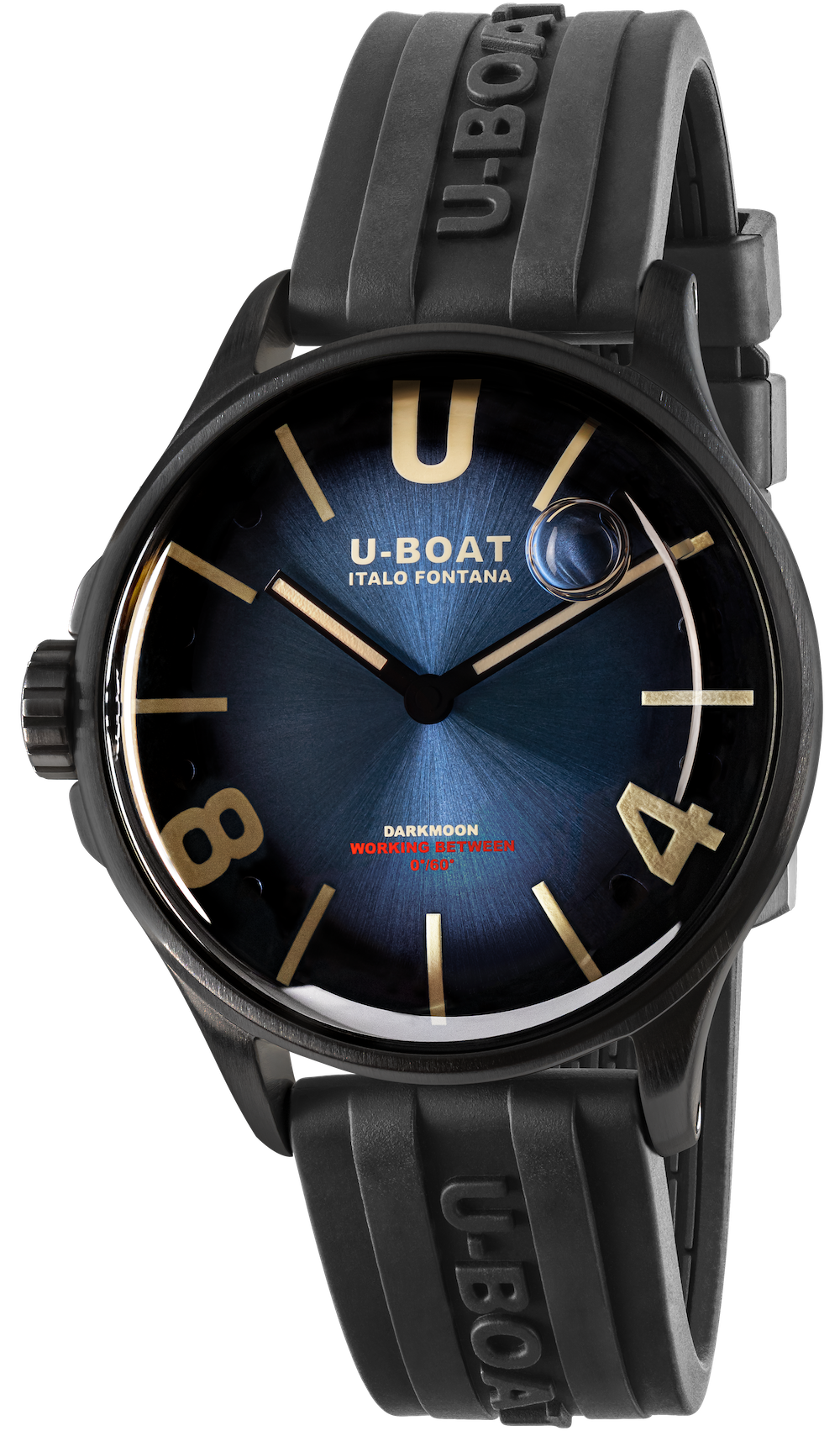 U-boat Darkmoon 40mm Blue Pvd Soleil