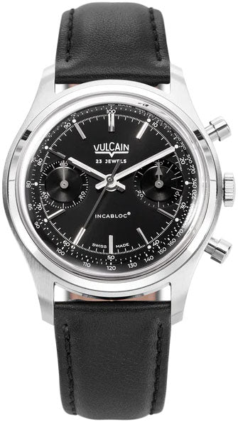 Vulcain Chronograph 38mm Black