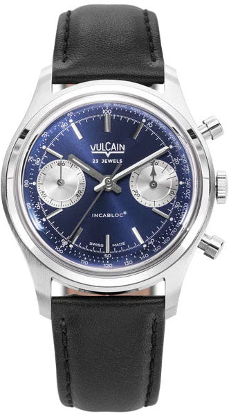 Vulcain Chronograph 38mm Blue