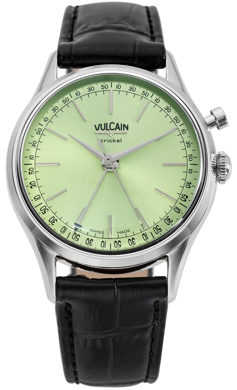 Vulcain Cricket President 39mm Pistachio Green