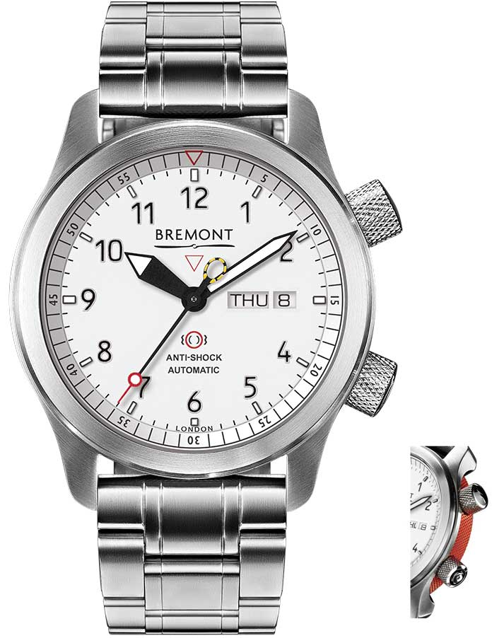 Bremont Martin Baker Mbii White Orange Bracelet
