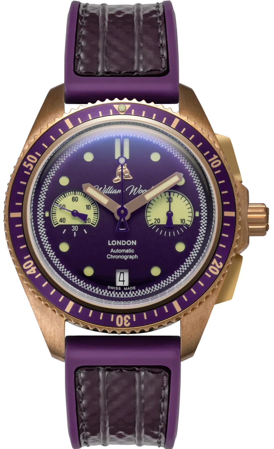 William Wood Triumph Bronze Jubilee Purple Fire Hose