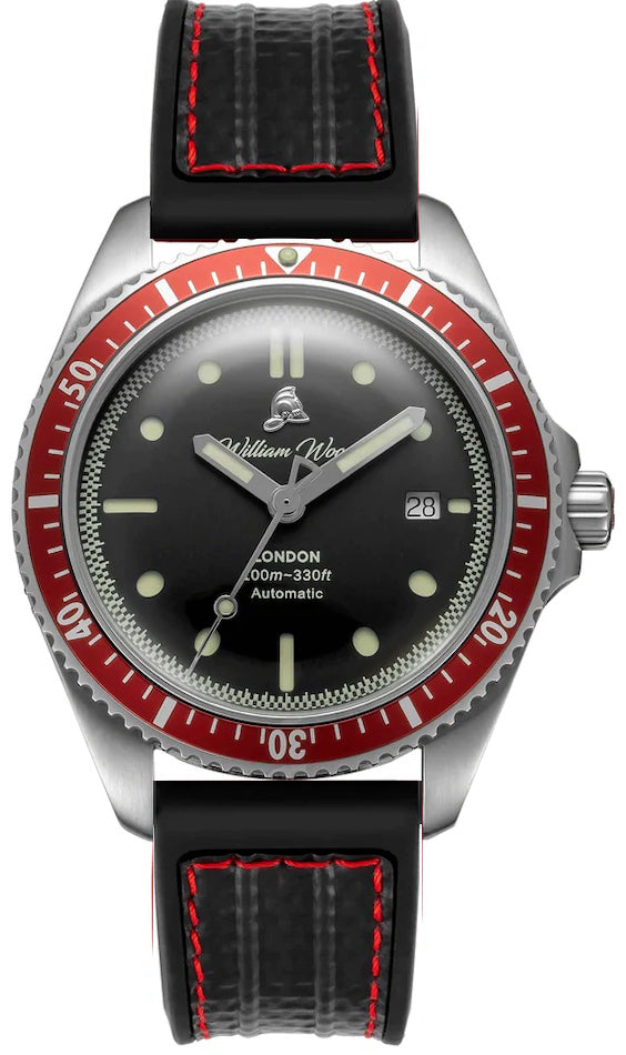 William Wood Valiant Red Black Fire Hose