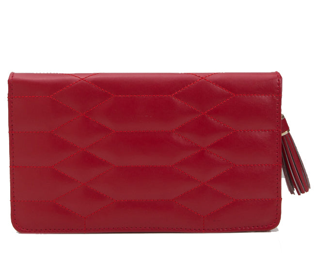 Wolf Jewellery Case Caroline Portfolio Red - Red