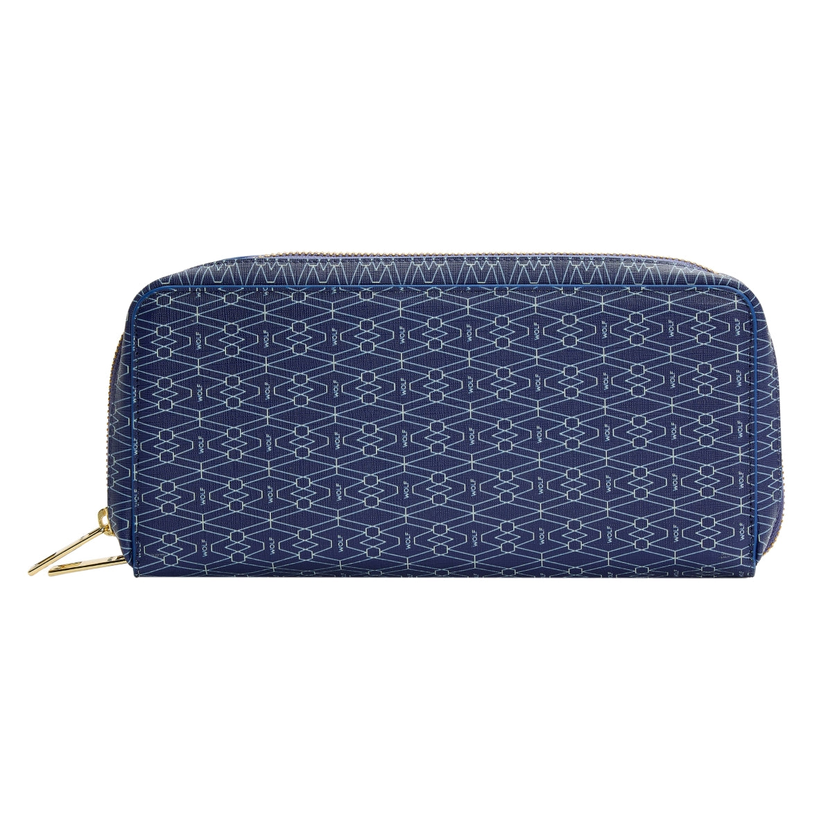 Wolf Signature Vegan Collection Blue Travel Case - Blue