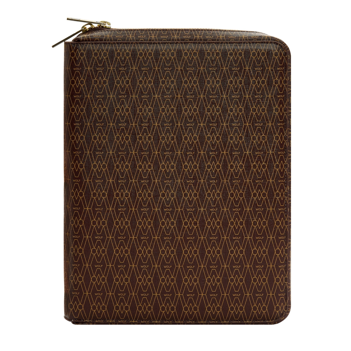 Wolf Signature Vegan Collection Brown Range Ipad Tech Case - Brown