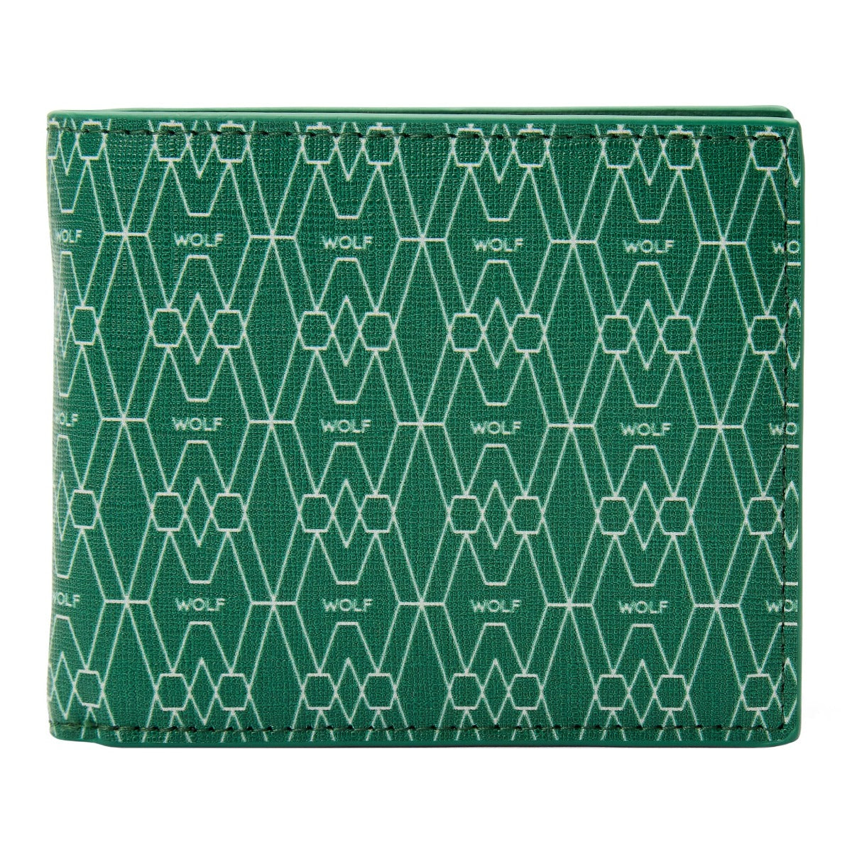 Wolf Signature Vegan Collection Green Billfold Wallet - Green