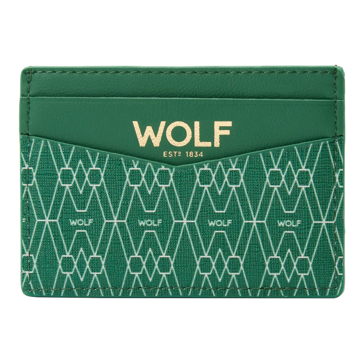 Wolf Signature Vegan Collection Green Cardholder - Green