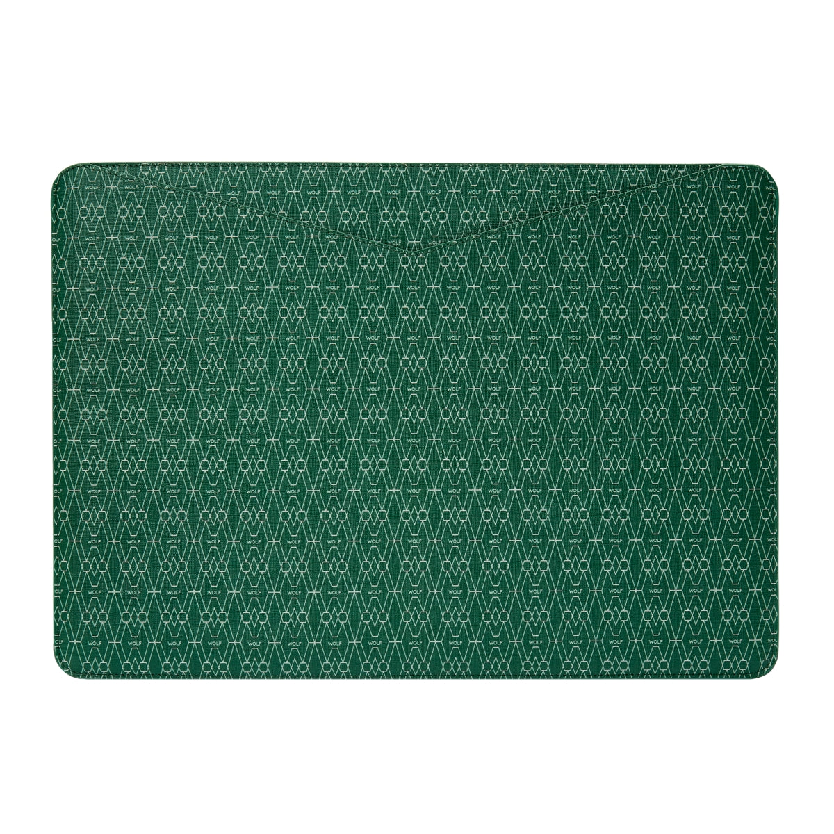 Wolf Signature Vegan Collection Green Laptop Sleeve - Green