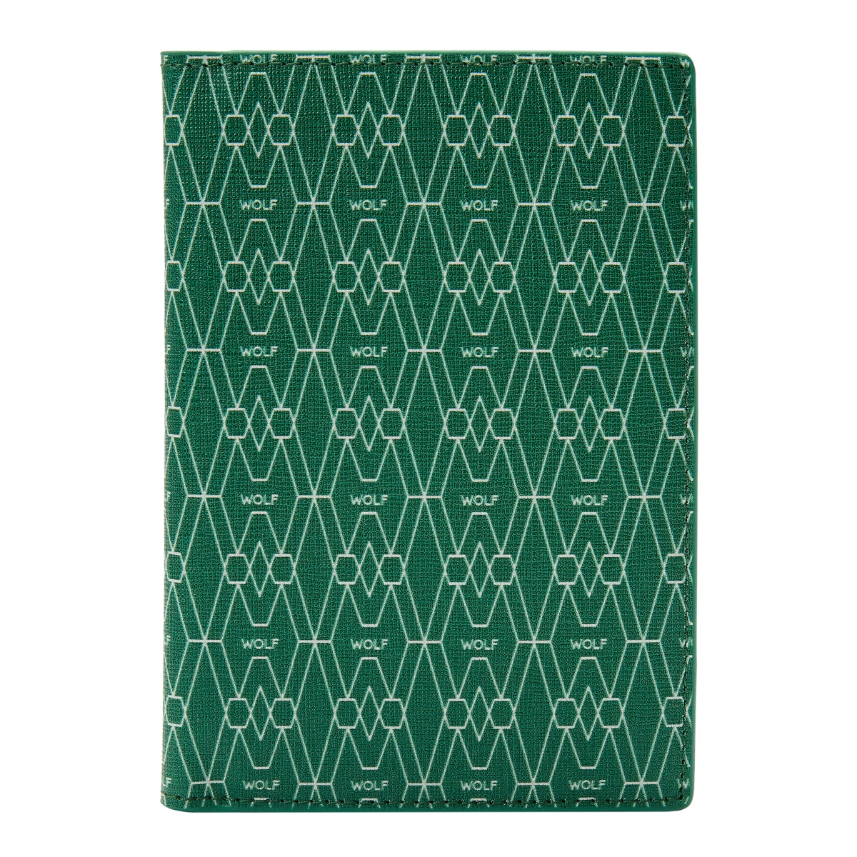 Wolf Signature Vegan Collection Green Passport Sleeve - Green