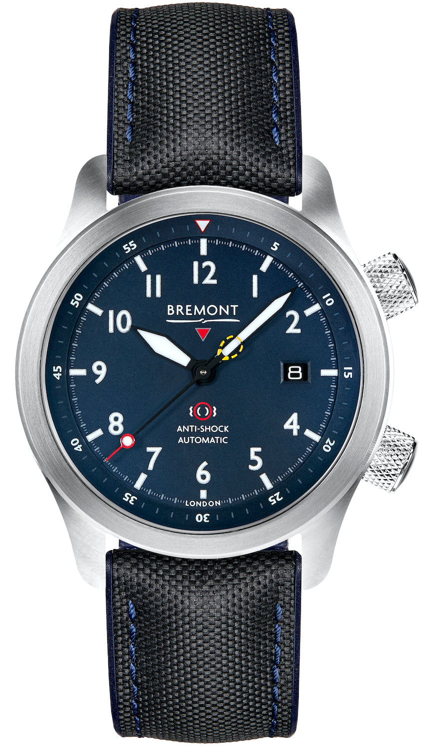 Bremont Watch Airco Mach 3 Blue Bracelet Pre-order 3 Years Insurance Cover