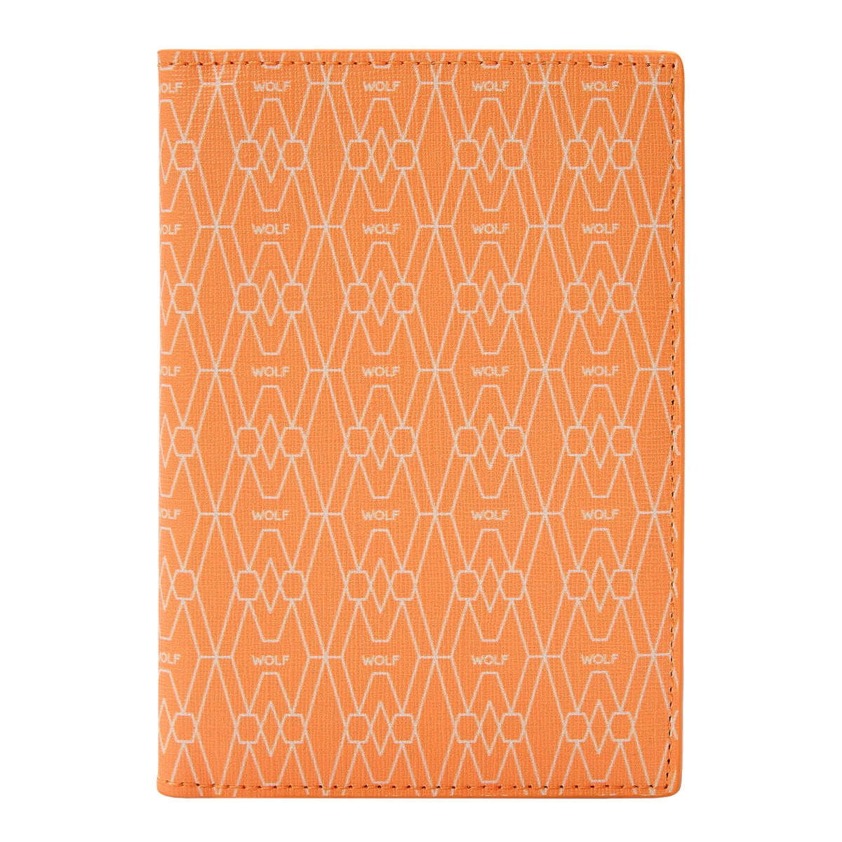 Wolf Signature Vegan Collection Orange Passport Sleeve - Orange
