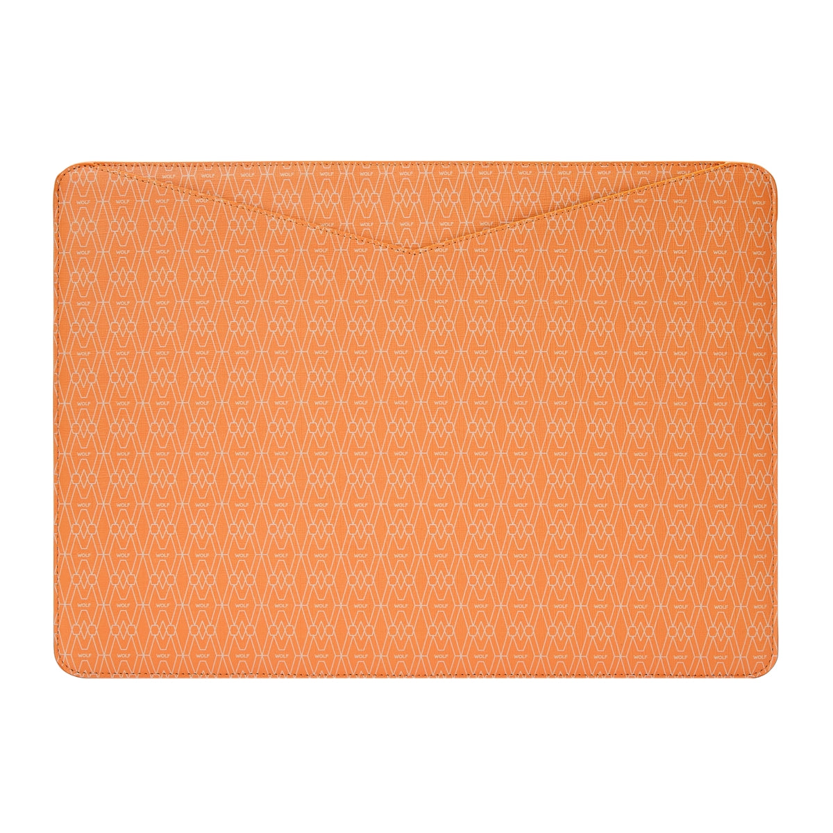 Wolf Signature Vegan Collection Orange Range 16 Inch Laptop Sleeve - Orange