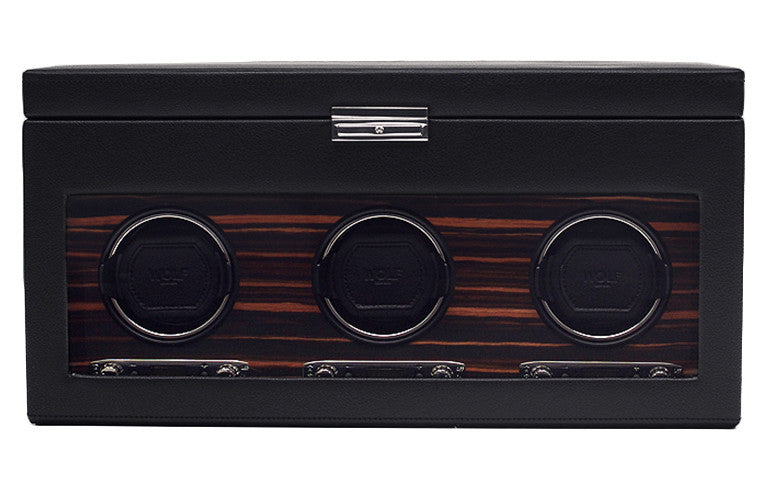 Wolf Watch Winder Roadster Triple Storage And Travel Case