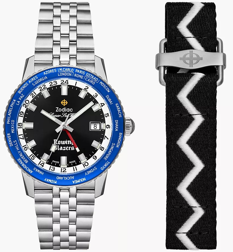 Zodiac Rowing Blazers Super Sea Wolf Gmt World Time