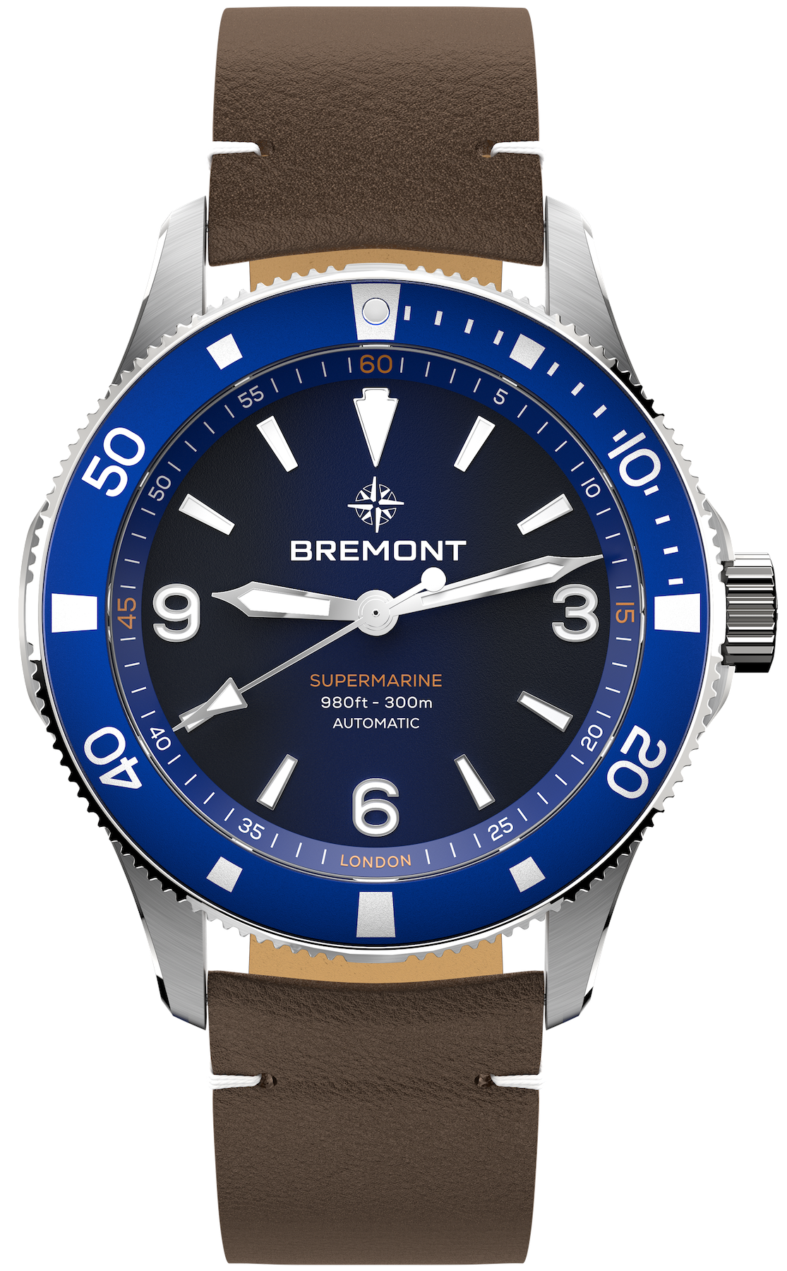 Bremont Supermarine 300m Blue Leather