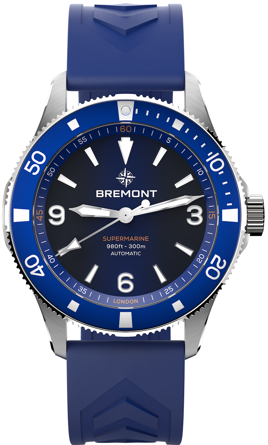 Bremont Supermarine 300m Blue Rubber