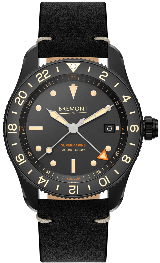 Bremont Supermarine S302 Jet Gmt Leather