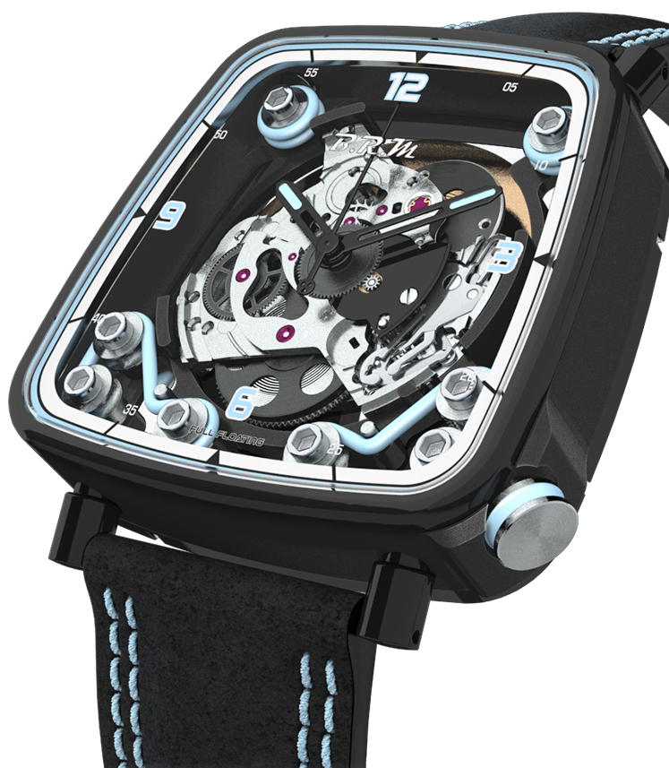 B.r.m. Ff39-40 Black Titanium Light Blue
