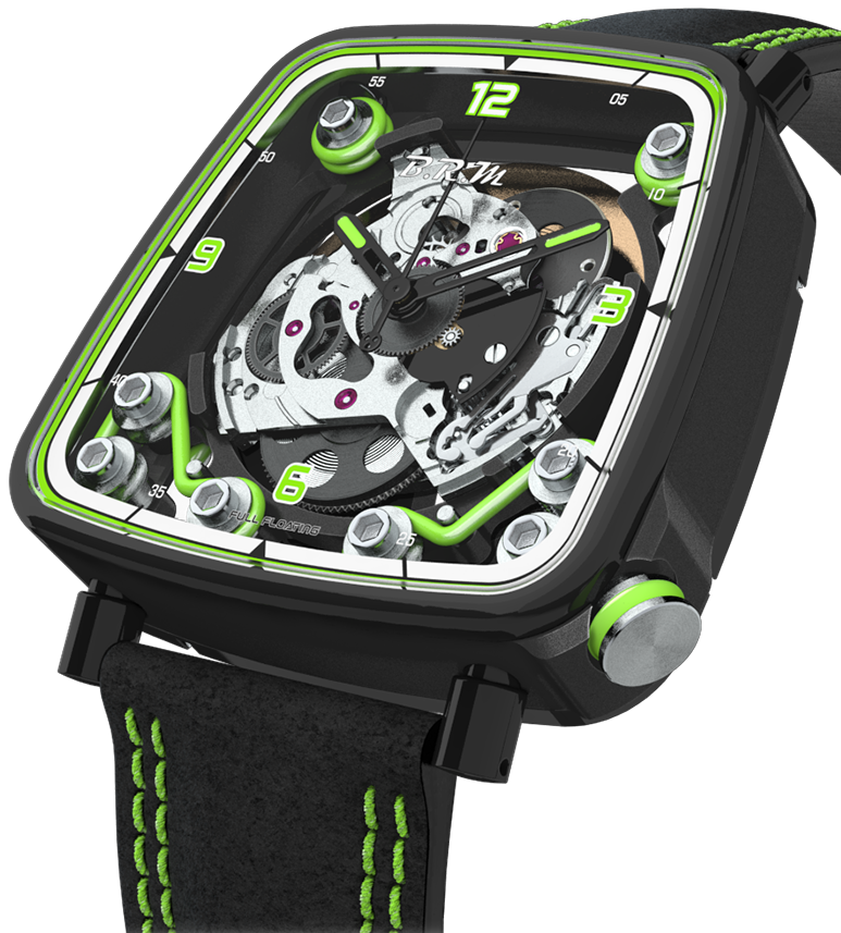 B.r.m. Ff39-40 Black Titanium Lime Green