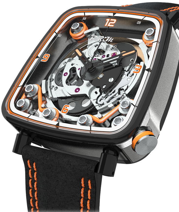 B.r.m. Ff39-40 Grey Titanium Black Pvd Orange