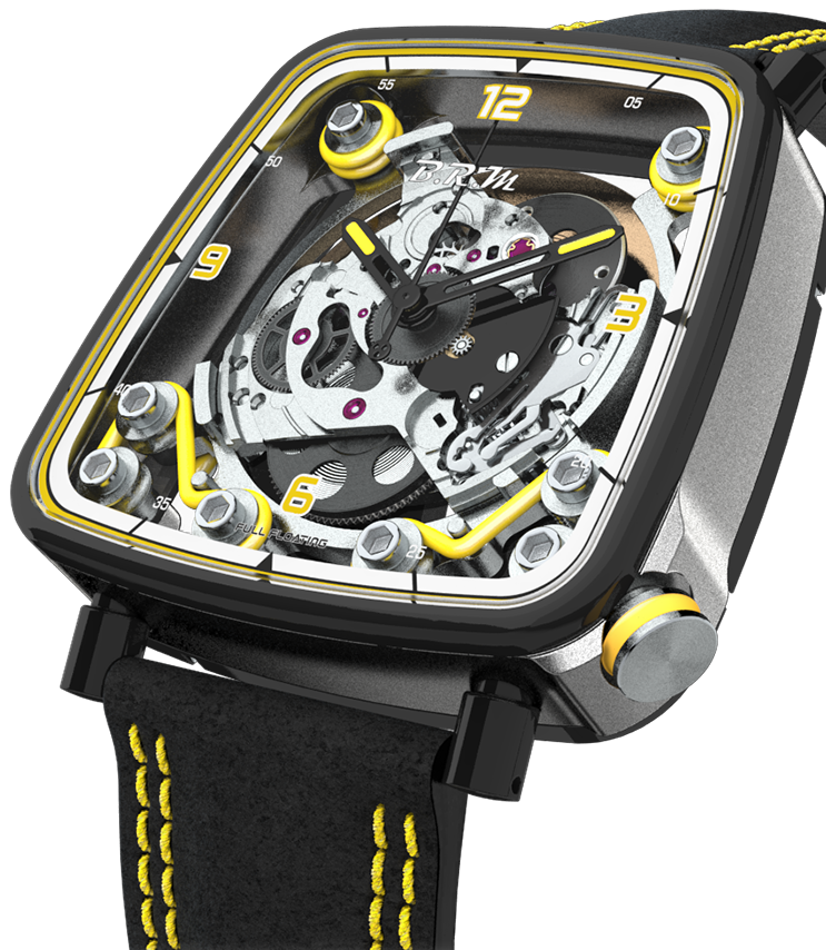 B.r.m. Ff39-40 Grey Titanium Black Pvd Yellow