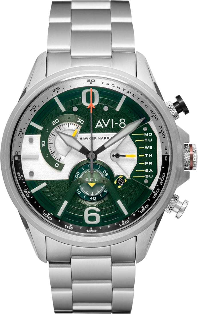 Avi-8 Watch Hawker Harrier Miltary Green