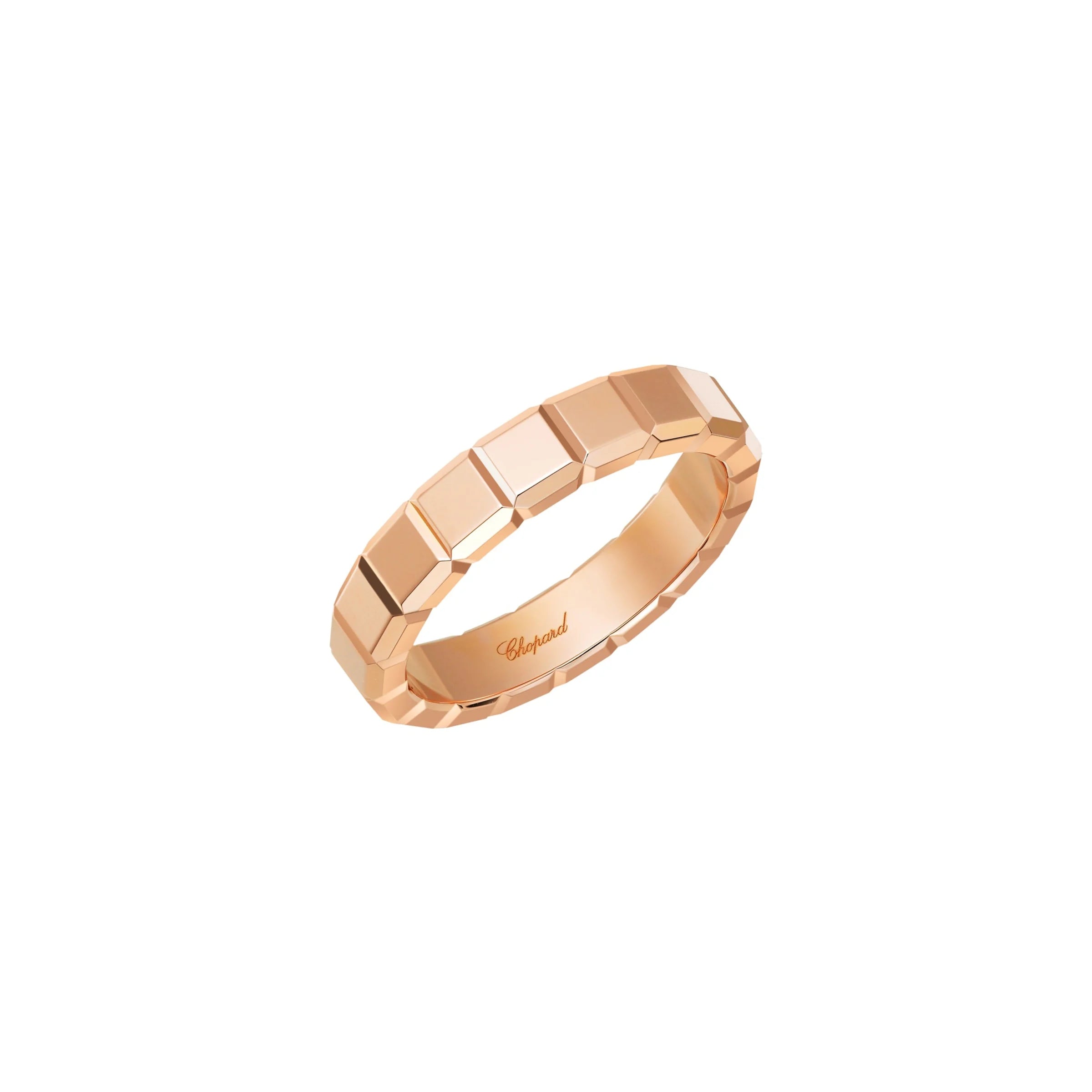 Chopard Ice Cube 18ct Rose Gold Medium Ring - 56