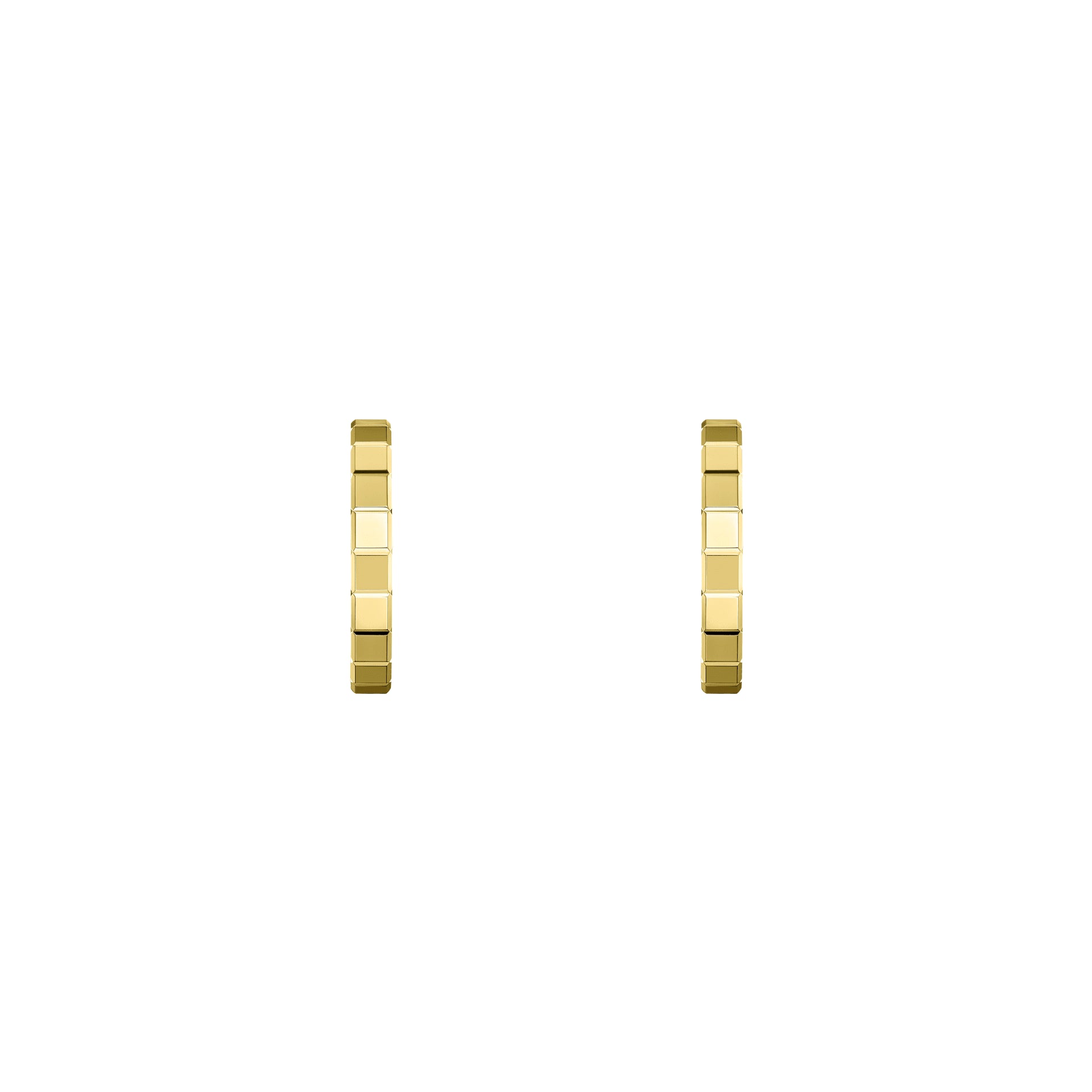 Chopard Ice Cube 18ct Yellow Gold Hoop Earrings