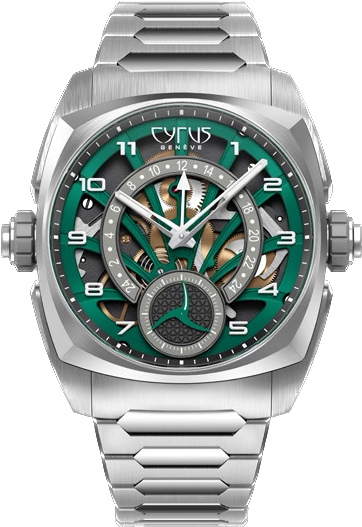 Cyrus Klepcys Gmt Palm Green Bracelet Limited Edition