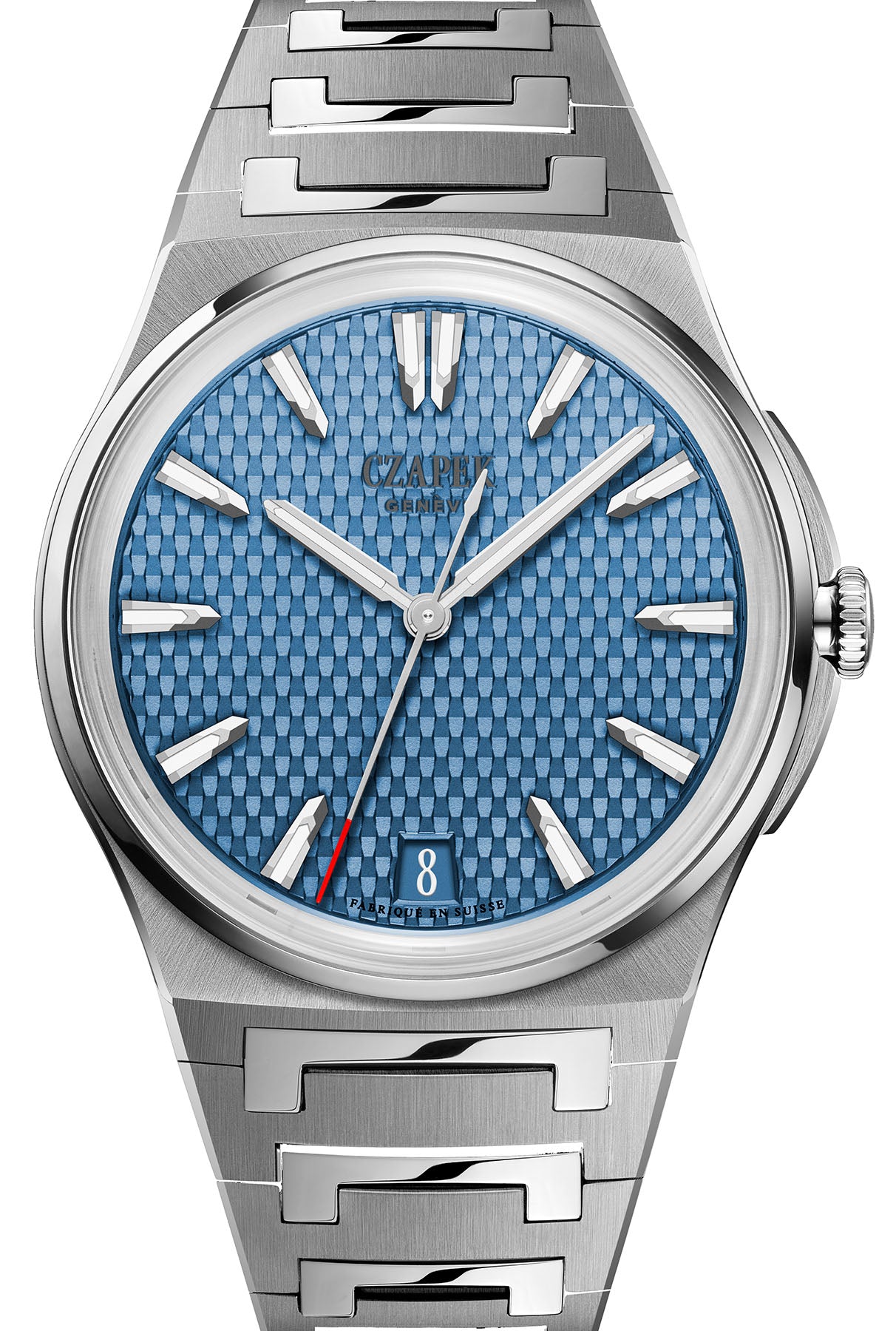 Czapek Antarctique Passage De Drake Glacier Blue S 38.5mm