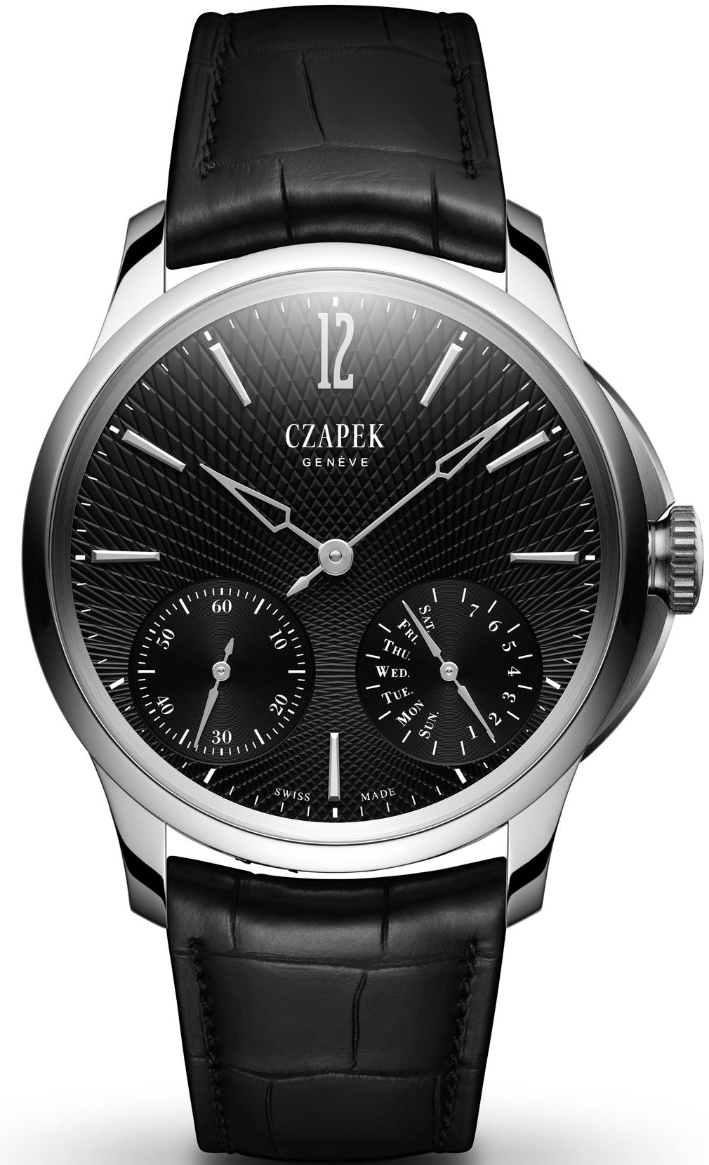 Czapek Quai Des Bergues No.17 Double Soleil Tuxedo Black