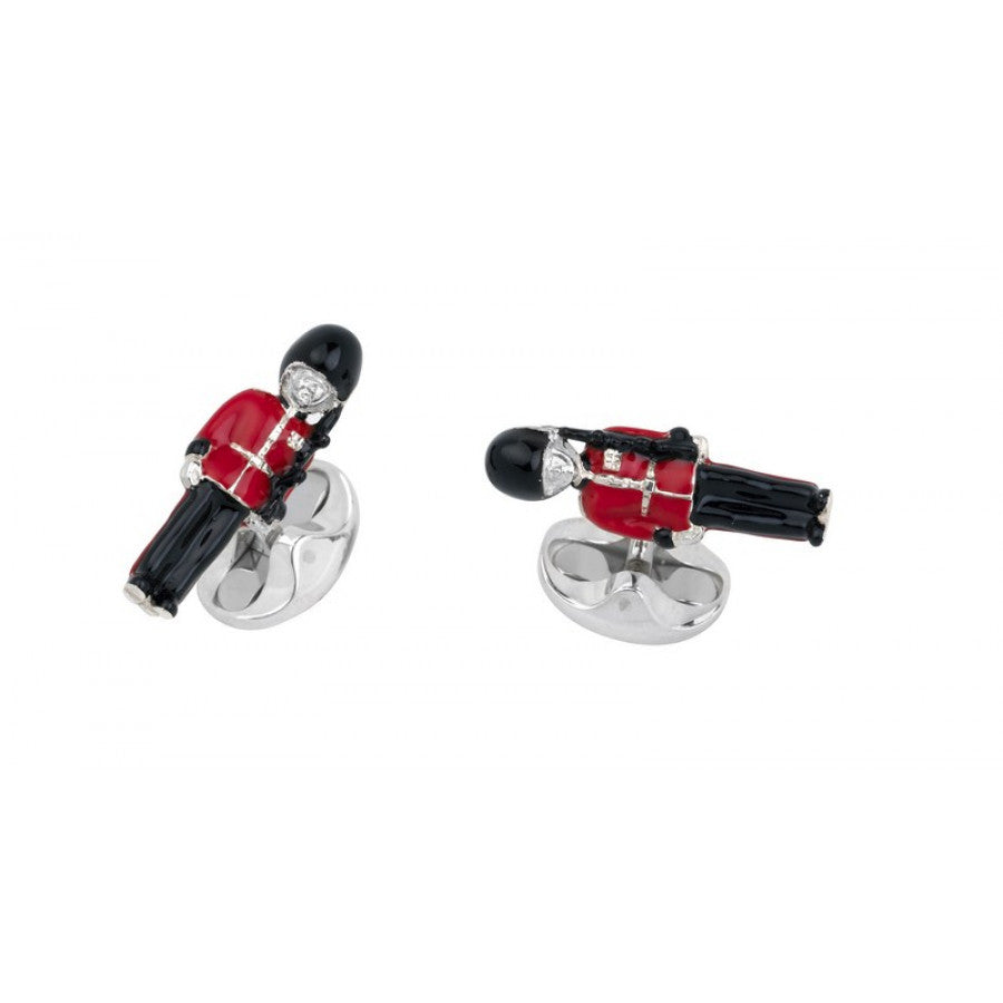 Deakin & Francis Cufflinks Sterling Silver Guard - Silver