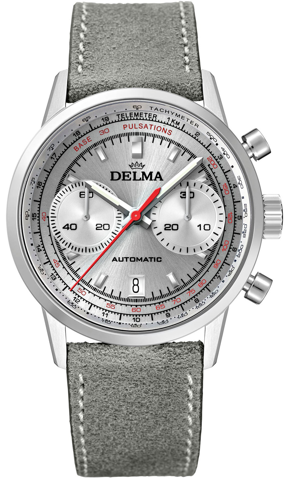 Delma Continental Pulsometer Silver