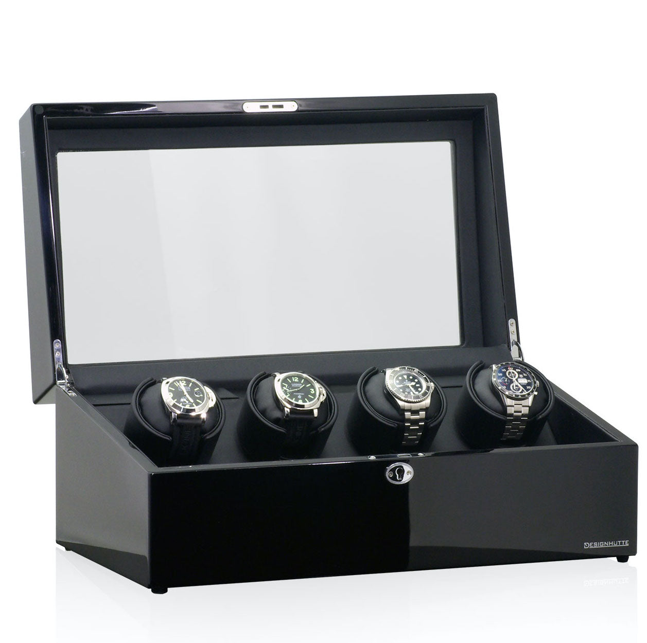 Designhuette Watch Winder Munchen 4 Lcd Black/black