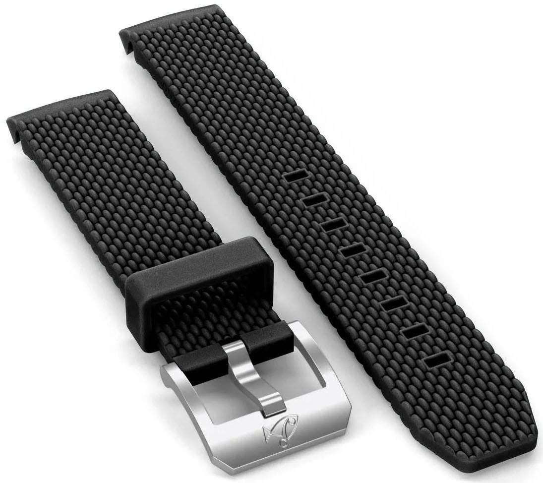 Doxa Strap Sub 200 C-graph Rubber Black With Buckle