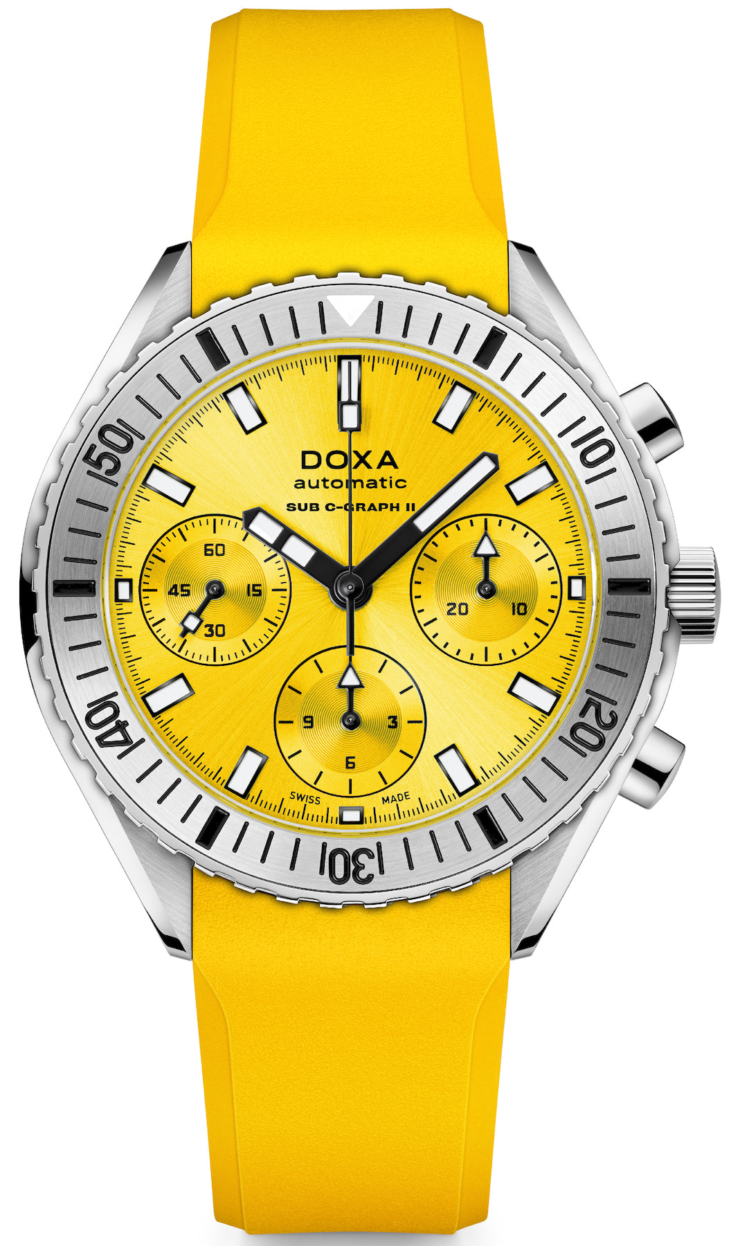 Doxa Sub 200 C-graph Ii Diving Star Rubber