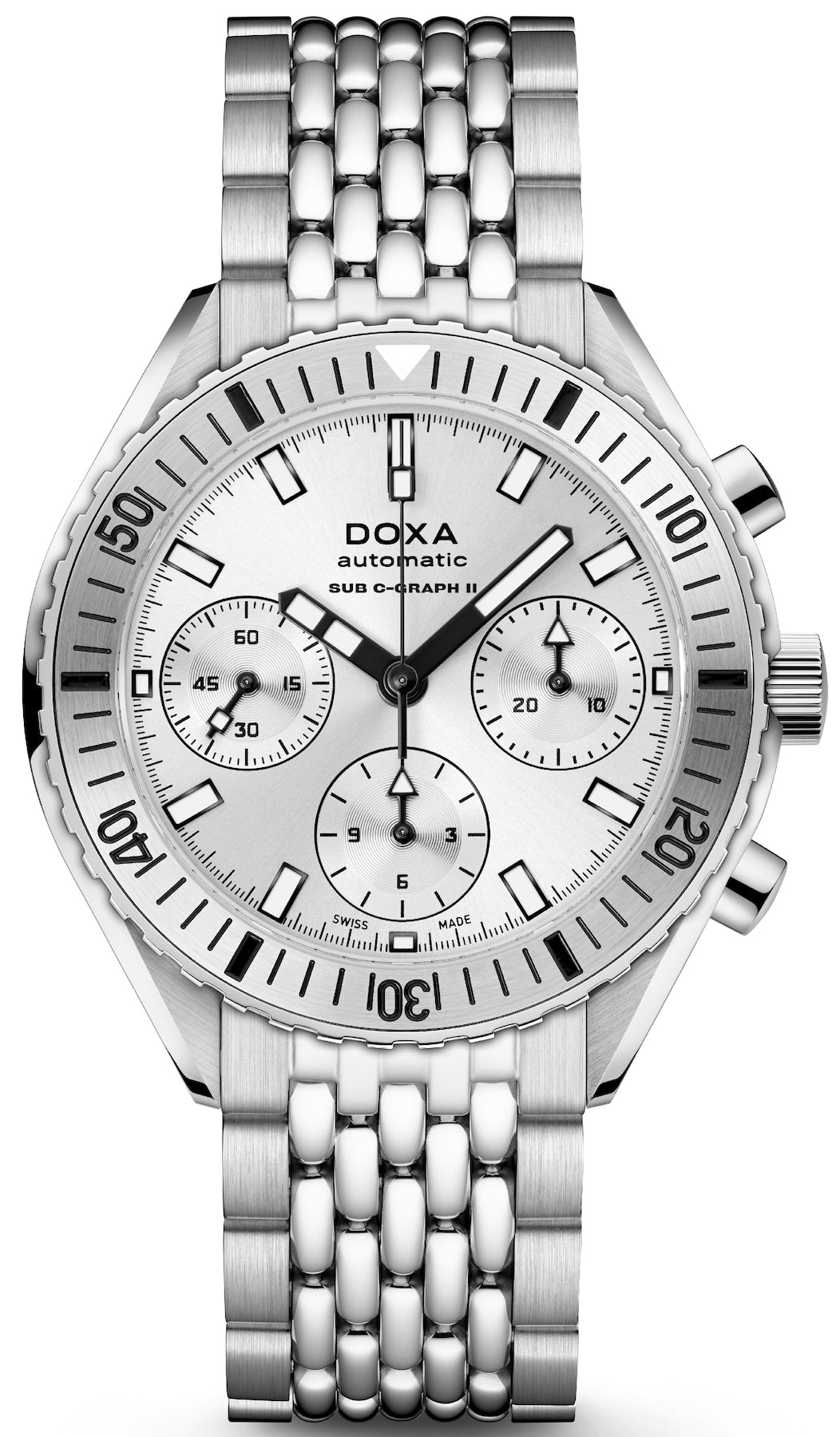 Doxa Sub 200 C-graph Ii Whitepearl Bracelet