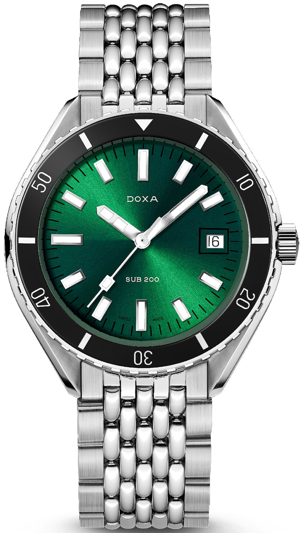 Doxa Sub 200 Sea Emerald Bracelet