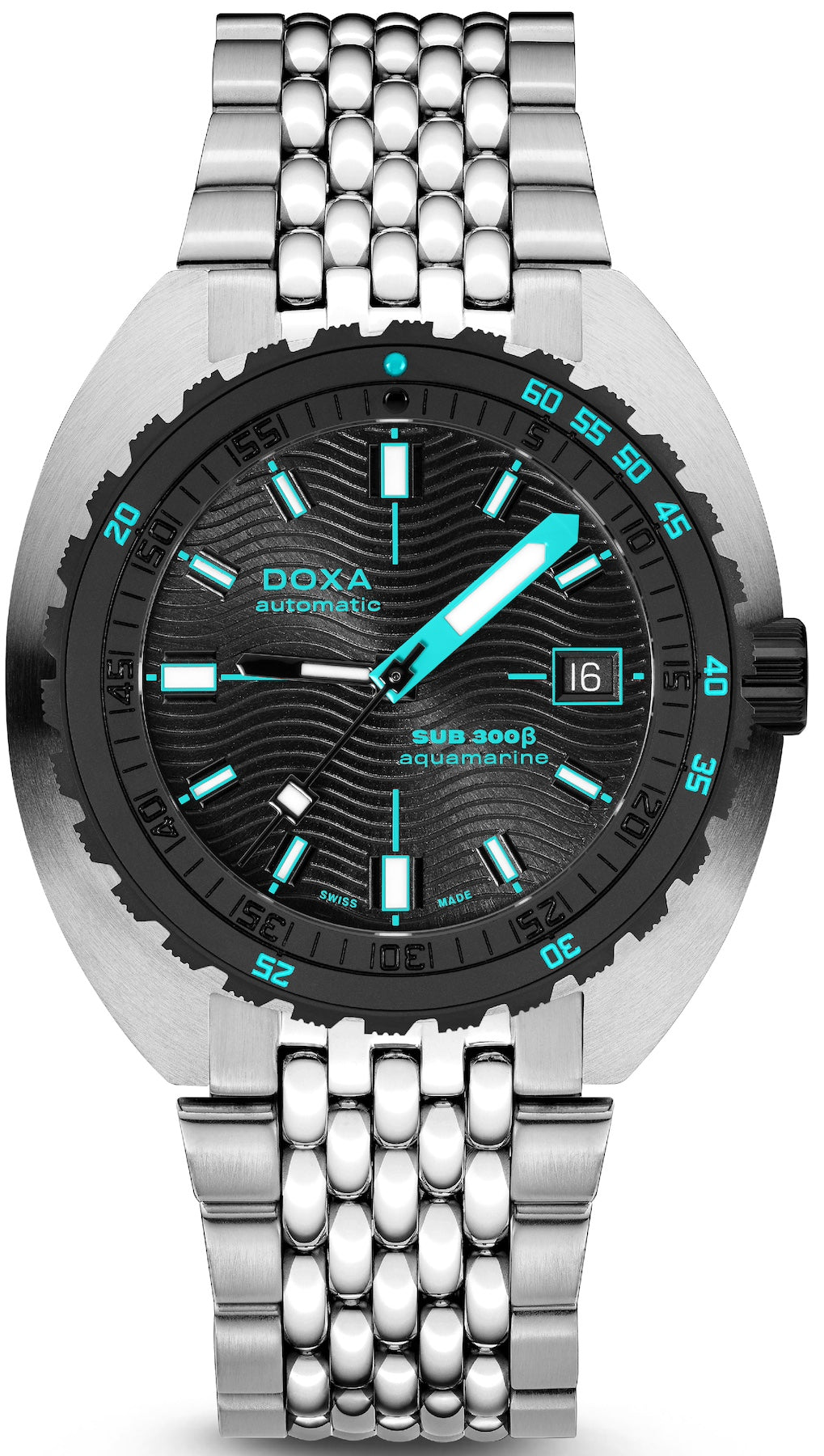 Doxa Sub 300 Beta Ceramic Steel Aquamarine Bracelet