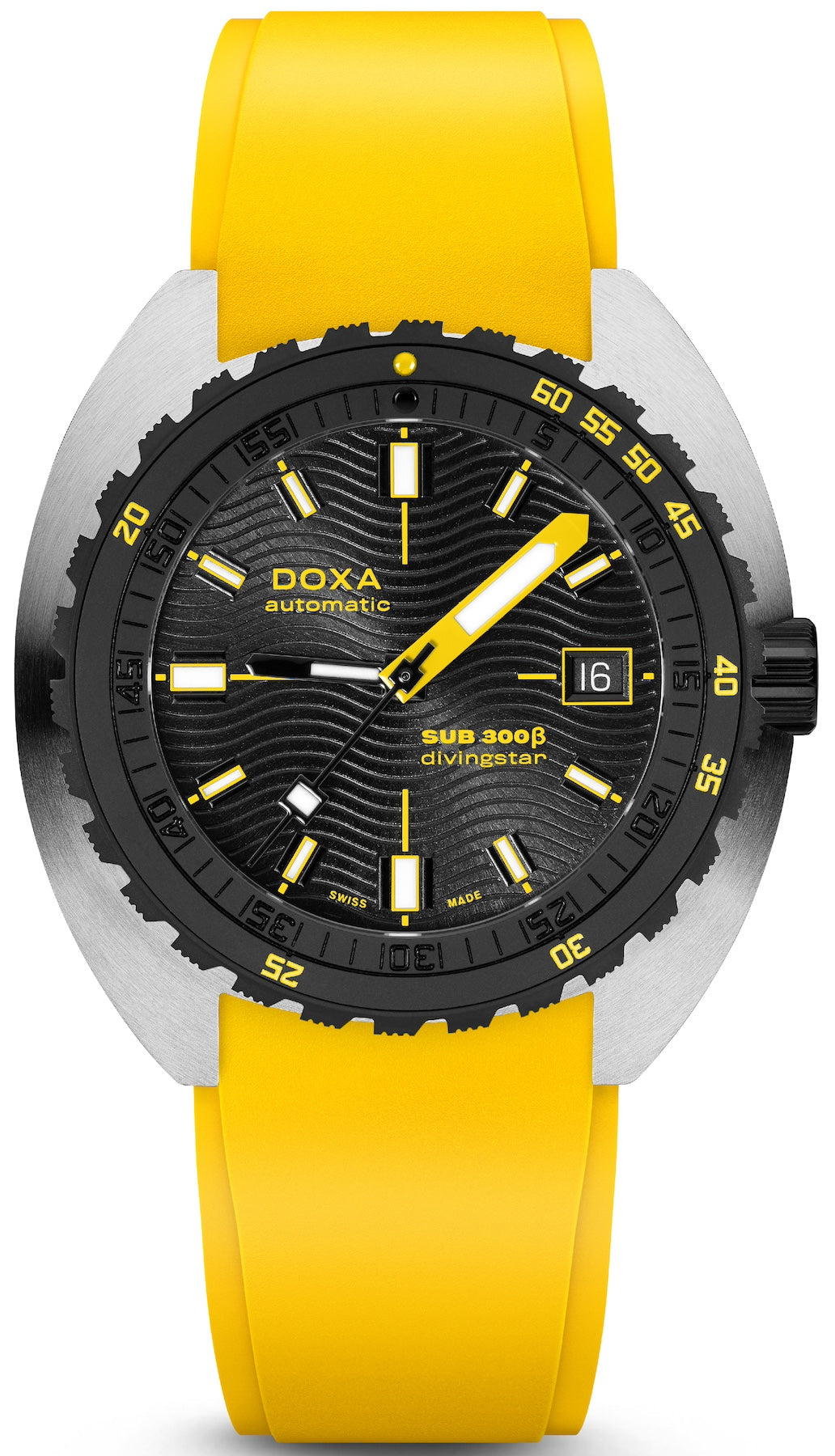 Doxa Sub 300 Beta Ceramic Steel Divingstar Rubber Yellow