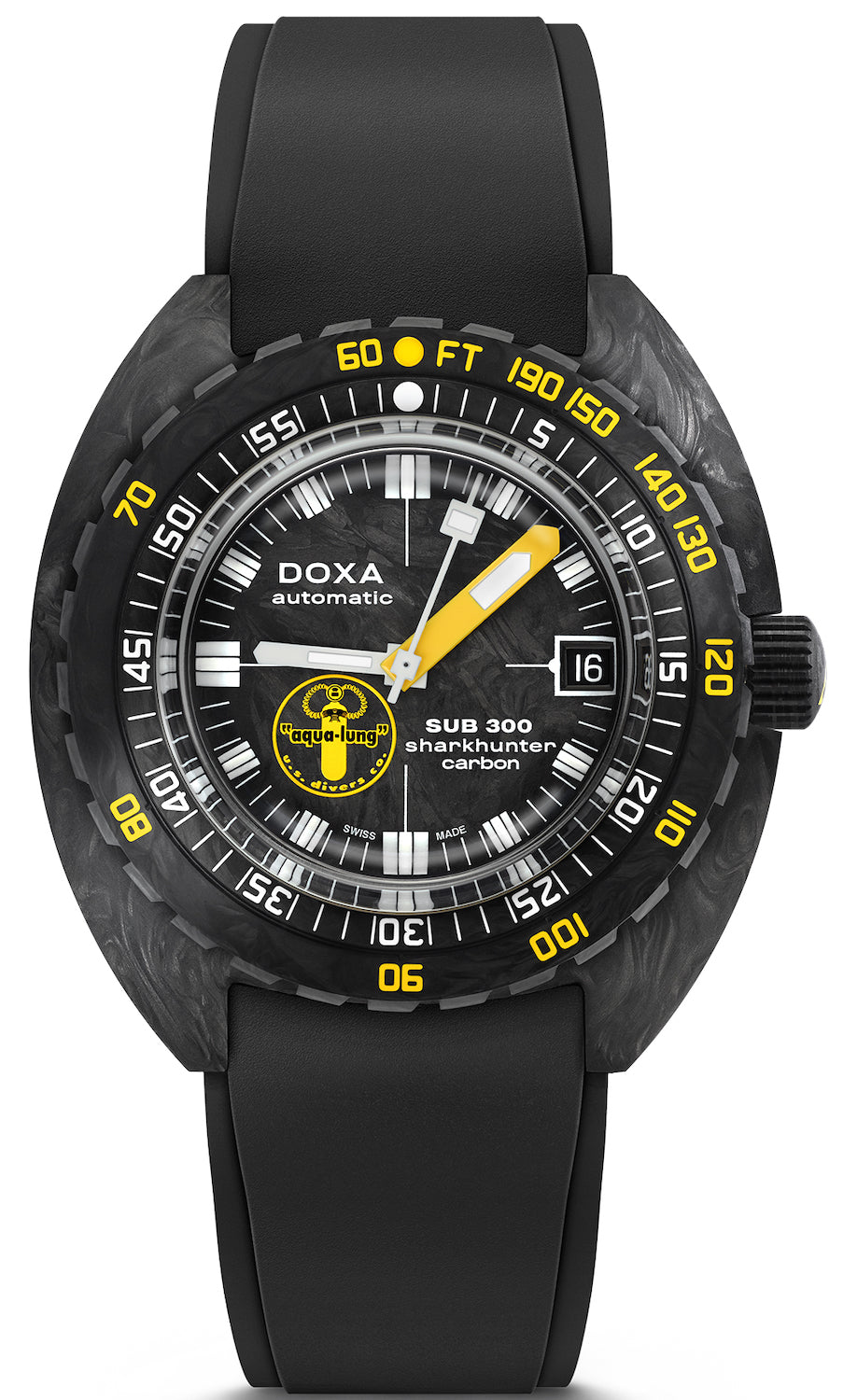 Doxa Sub 300 Carbon Aqua Lung Us Divers Limited Edition
