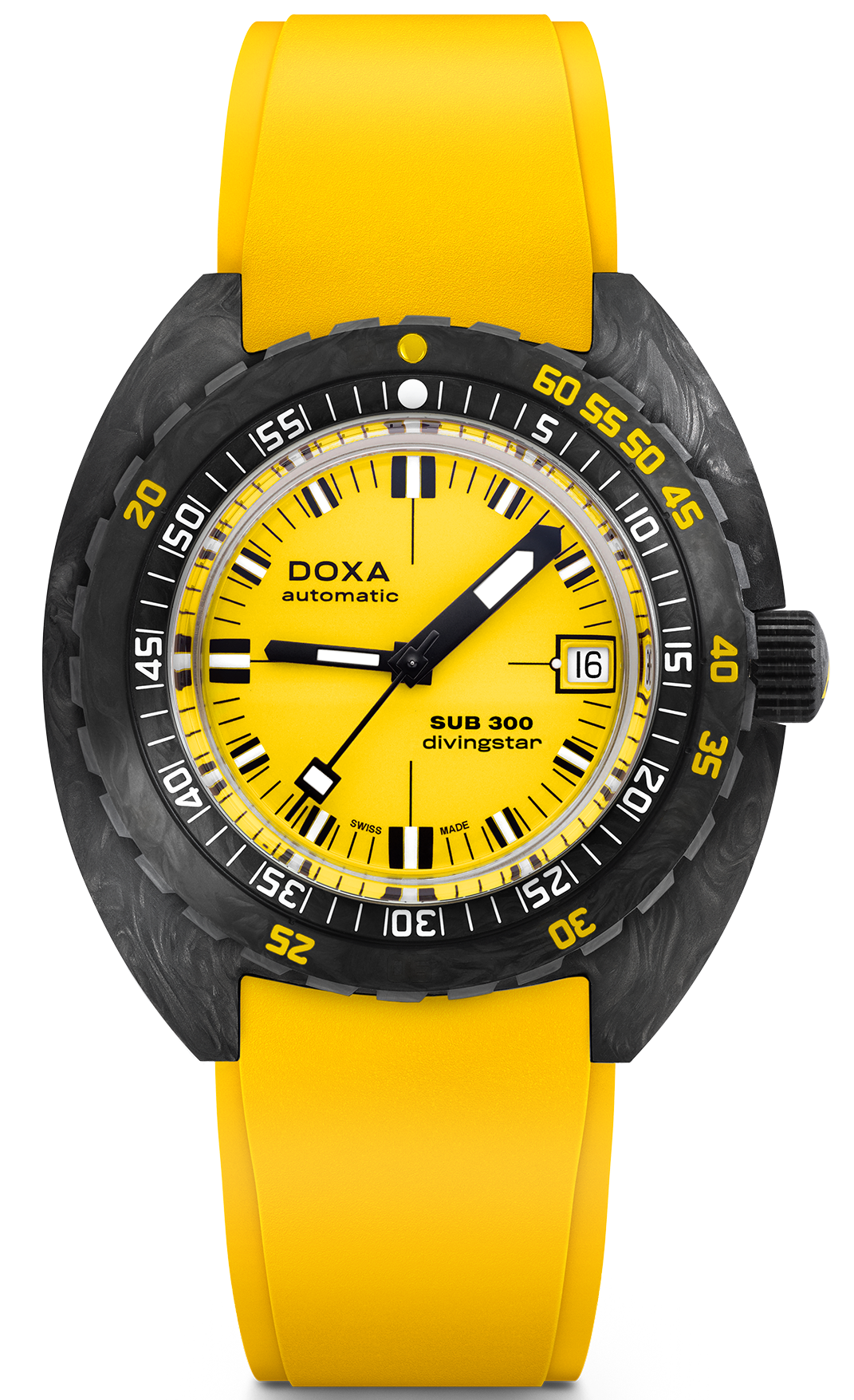 Doxa Sub 300 Carbon Cosc Divingstar Rubber