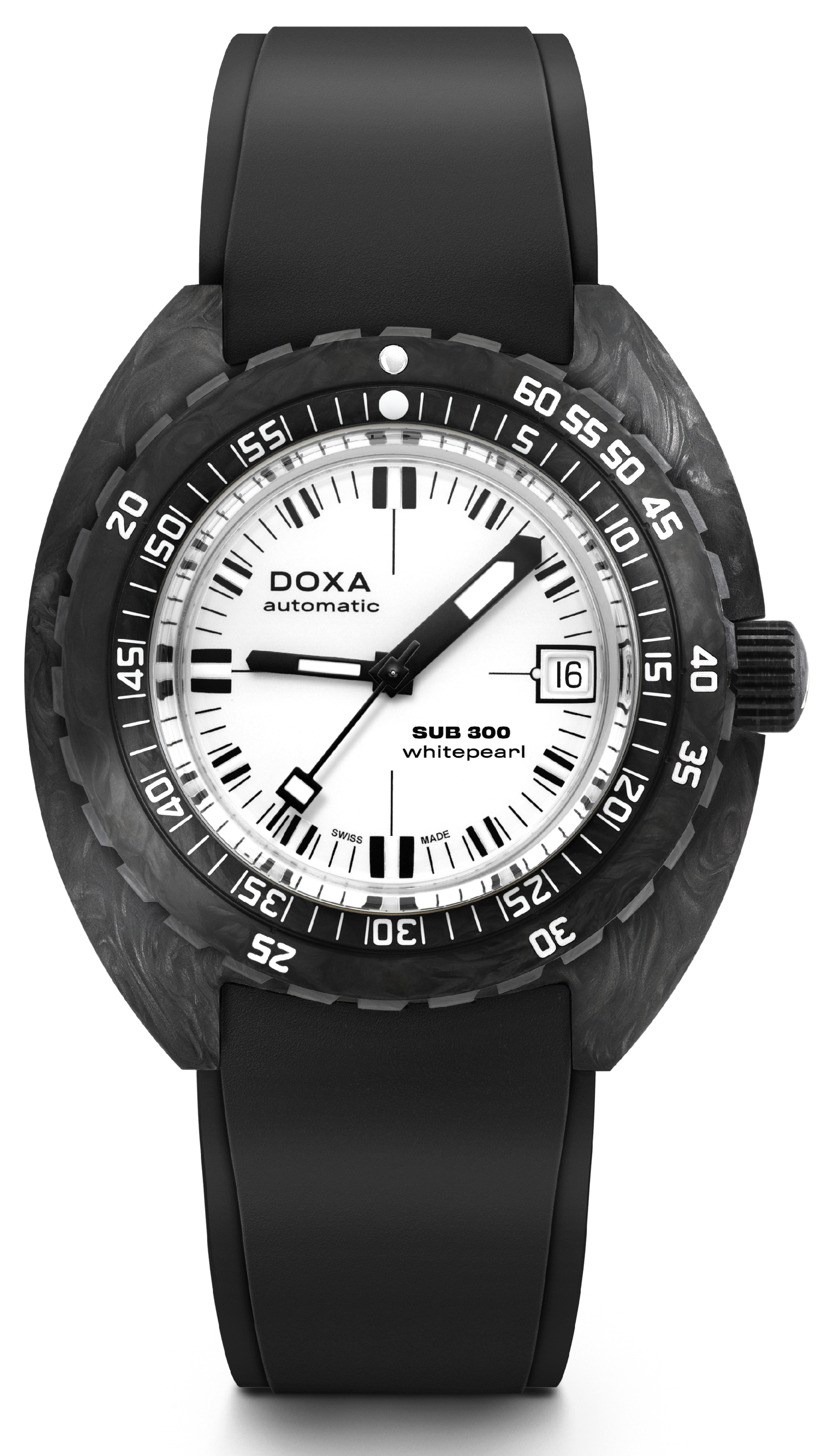 Doxa Sub 300 Carbon Whitepearl
