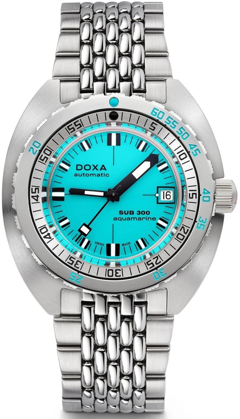 Doxa Sub 300 Cosc Aquamarine Bracelet