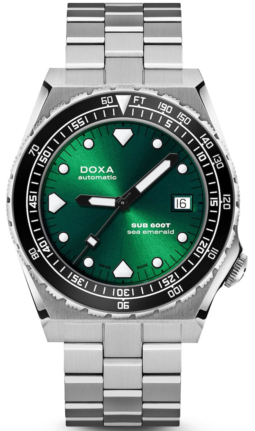 Doxa Sub 600t Sea Emerald Ceramic Bracelet