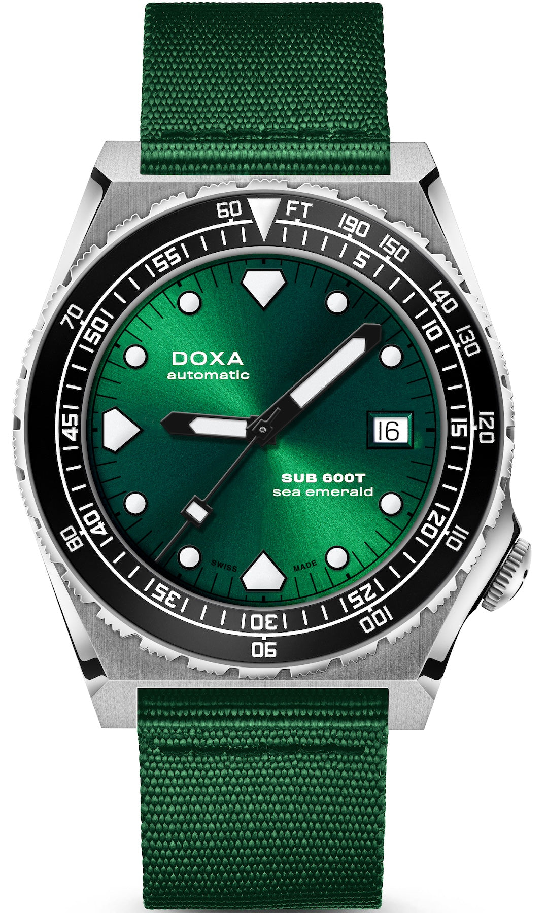 Doxa Sub 600t Sea Emerald Ceramic Nato