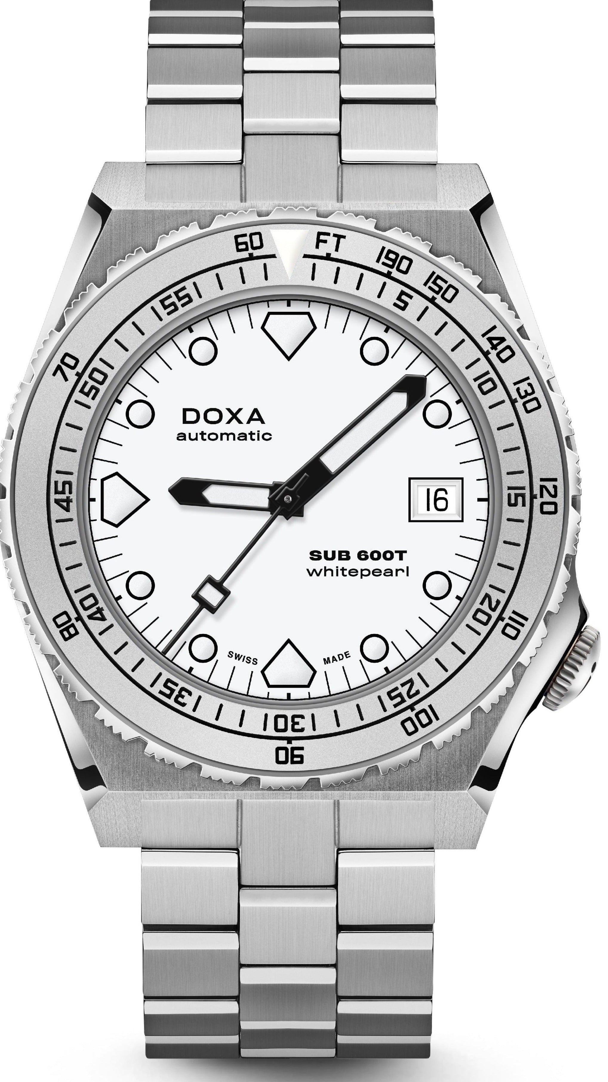 Doxa Sub 600t Whitepearl Bracelet