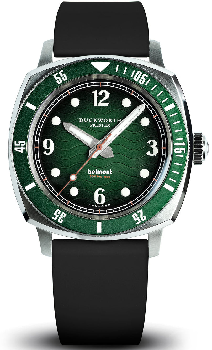 Duckworth Prestex Belmont Dive Green Black Rubber
