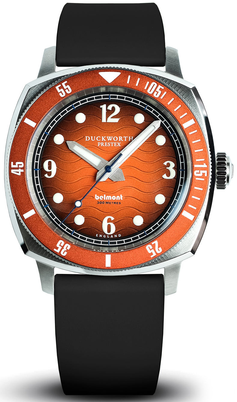 Duckworth Prestex Belmont Dive Orange Black Rubber